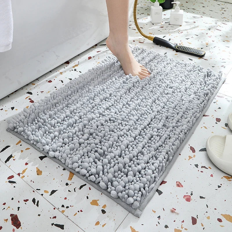 1 Piece Bathroom Carpet Bath Mat, Non-Slip Super Thick Lotus Pine Soft
