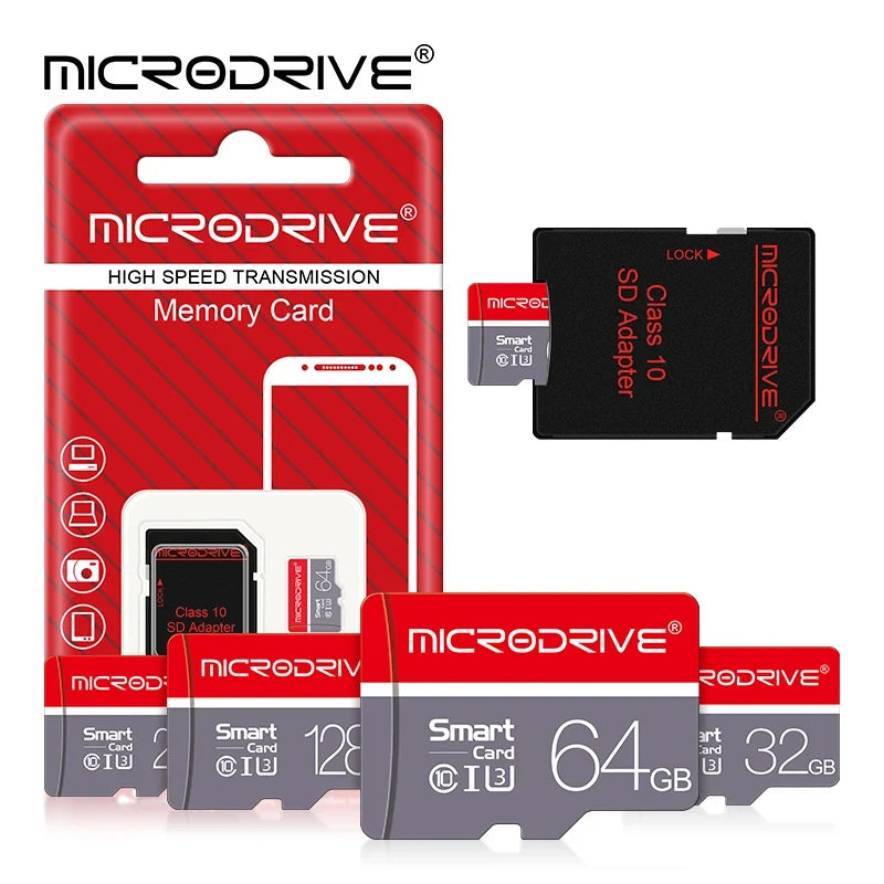 High Speed Mini SD Memory Card 256GB Class 10 Micro TF Flash USB Pen Drive Card 4GB 8GB 16GB 32GB 64GB 128GB for Smartphone