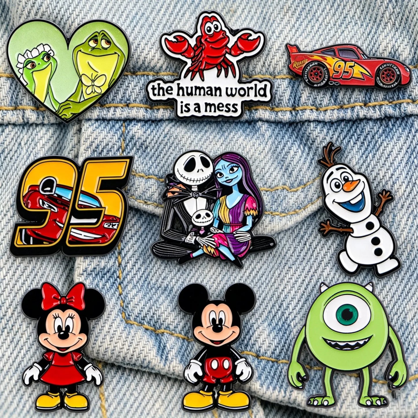 Cute Frog Enamel Pin Cartoon Animals Brooch for Fans Backpack Clothing Decoration Movie Jewelry Christmas Gifts