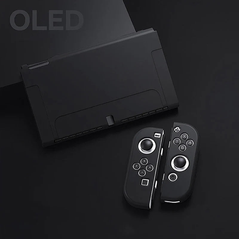 NEW SALE Protective Case Compatible With  Switch OLED Console And Joy-Cons, Switch Can Be Inserted In Dock With Shell