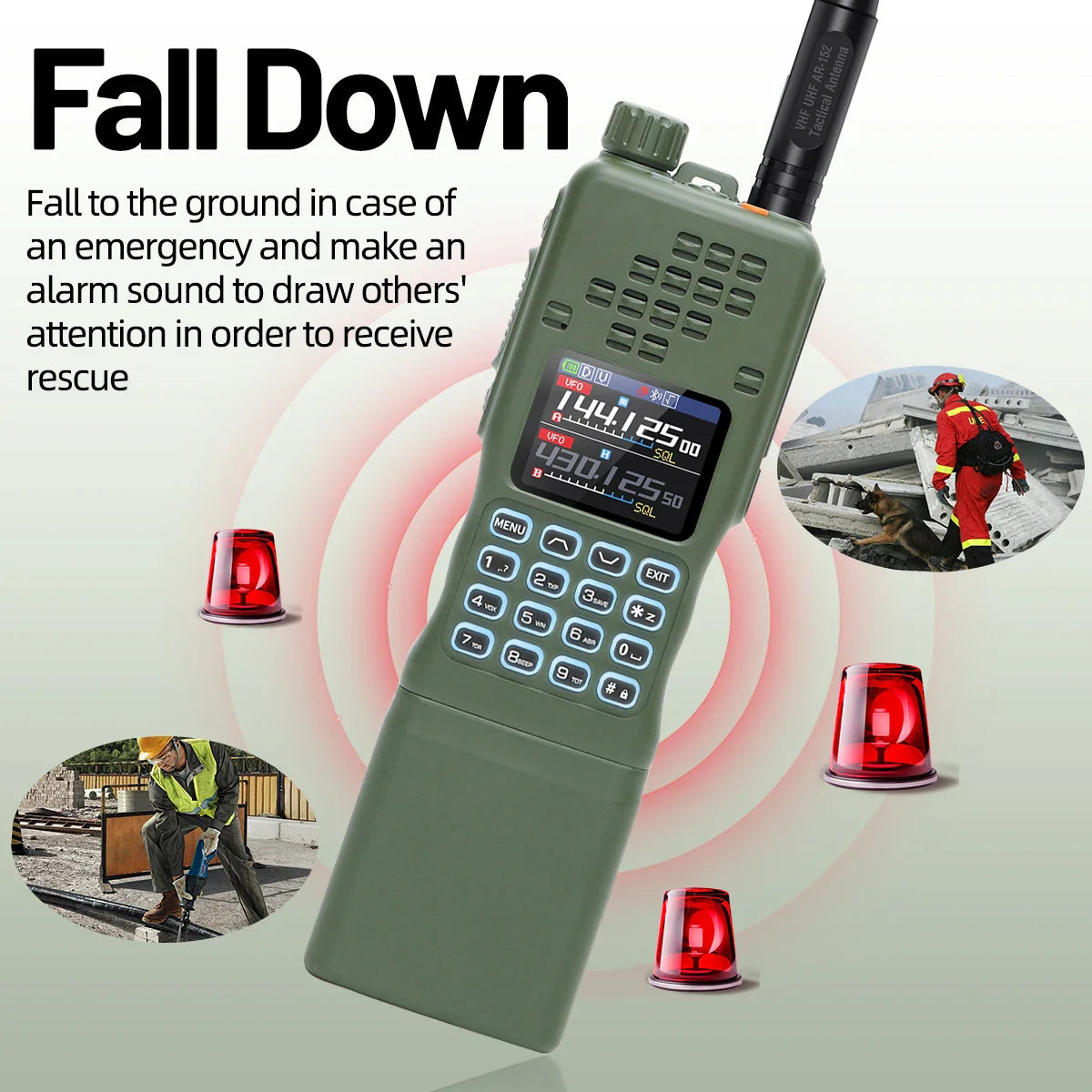 BAOFENG AR-152 PRO 10W GPS Bluetooth Programación