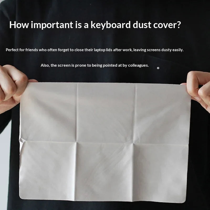 Microfiber Keyboard Dust Cover for MacBook Pro 15-16 inch Air 15 Dustproof Protective Cloth Ultra Thin Waterproof Keyboard Prote