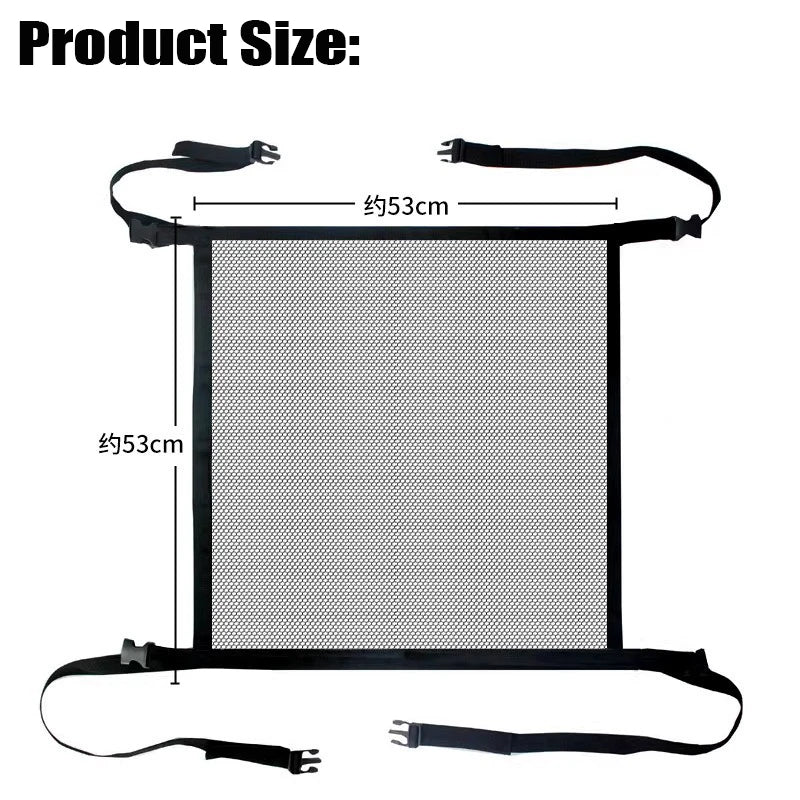 Car Trunk Fence Pet Dog Isolation Protective Net Sturdy Durable Elastic Isolation Nets Pets Safety Fence for Any Vehicle