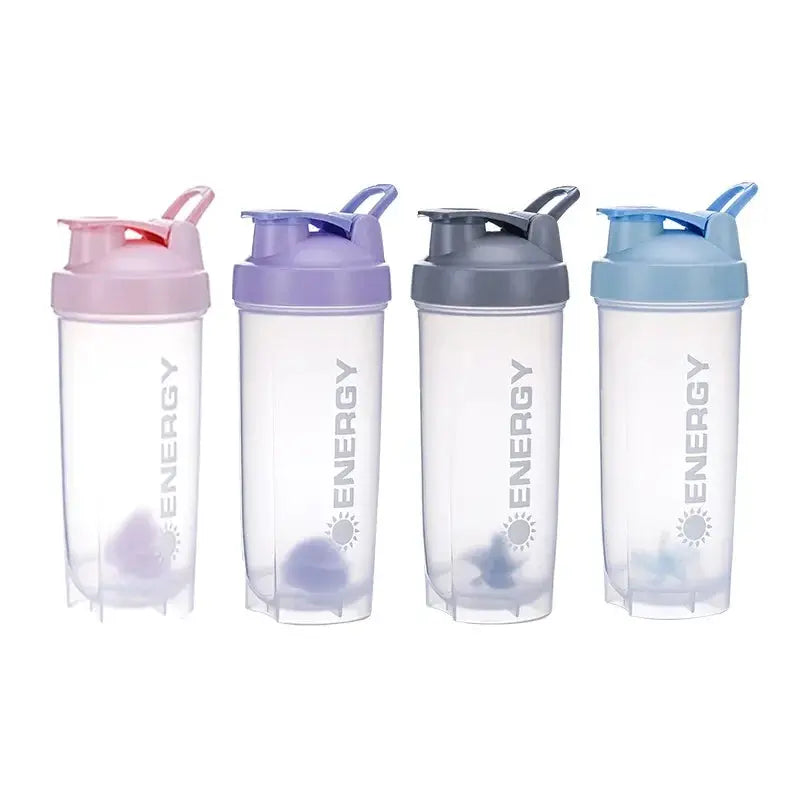 500/700ml Portable Sports Bottle with Powder Case