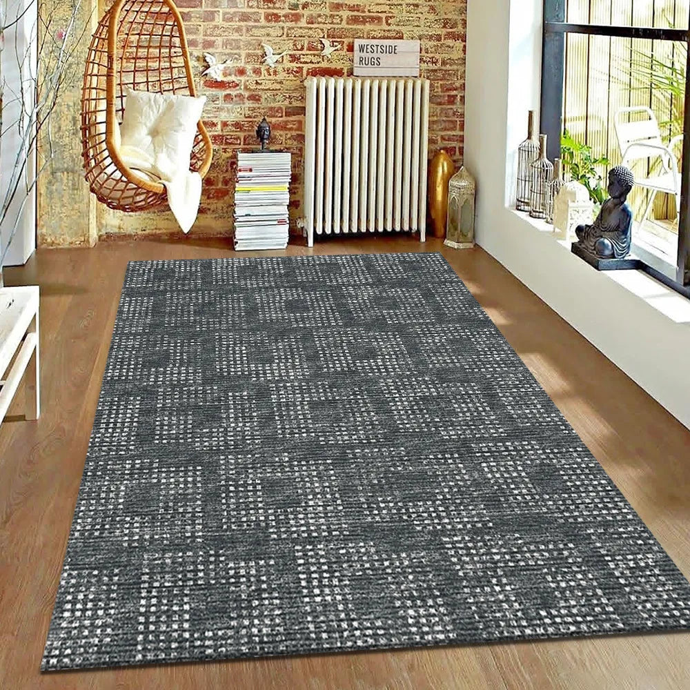 VIKAMA Nordic Style Retro Living Room Carpet Hotel Guest House Sofa Coffee Table Cushion Home Bedroom Non-Slip Bedside