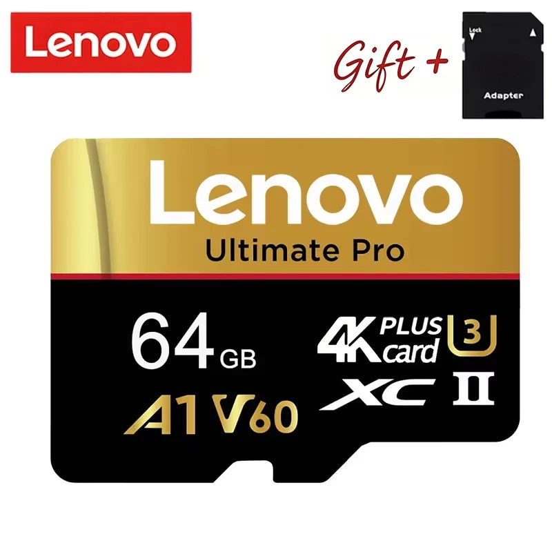 Extra Large Lenovo 512GB SD Cards TF Cards Micro TF SD Memory Card 256GB 4K 64GB for Camera/Laptop/Phone/Dashcam