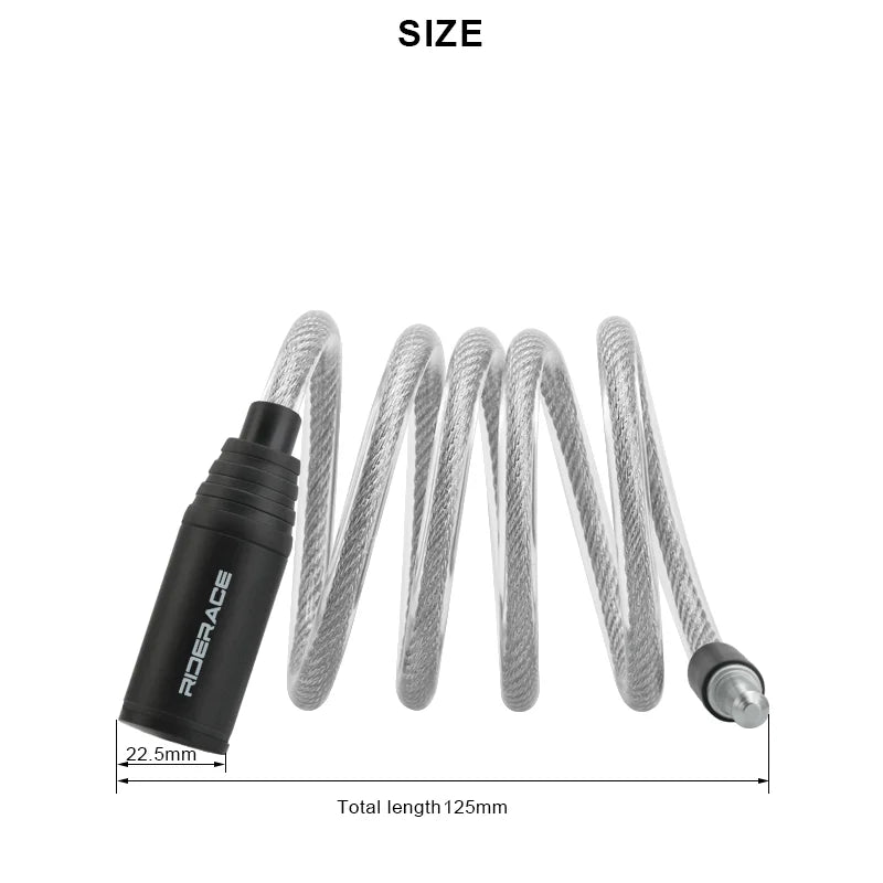 Bicycle Cable Lock High Security Anti-Theft Outdoor Riding MTB Road Bike Lock For Scooter Electric E-Bike Cycling Accessories