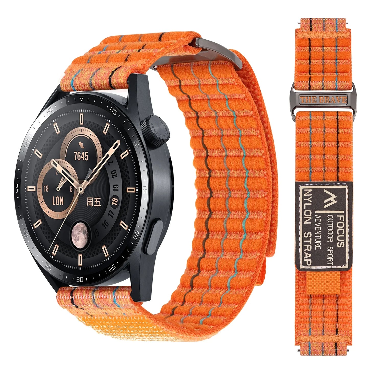 Polar Trail Loop Nylon Watch Band For Smartwatch - Durable Comfort