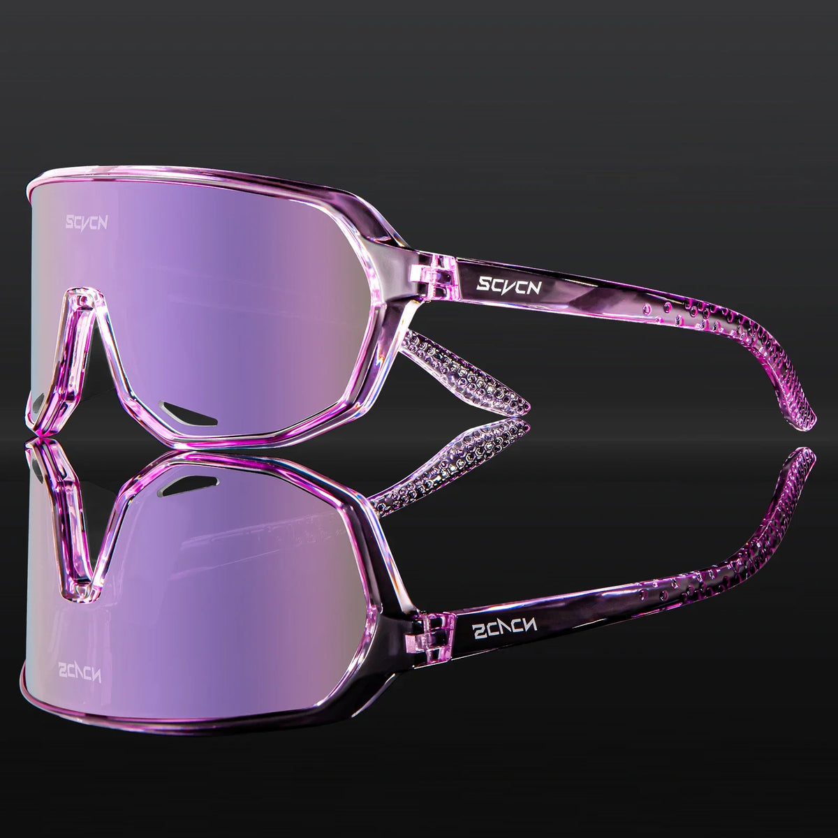 Scvcn Photochromic Sunglasses Cycle Glasses for Men Sun Mountain Bike Bicycle Cycling Eyewear Goggles Sports UV400 Polarized MTB