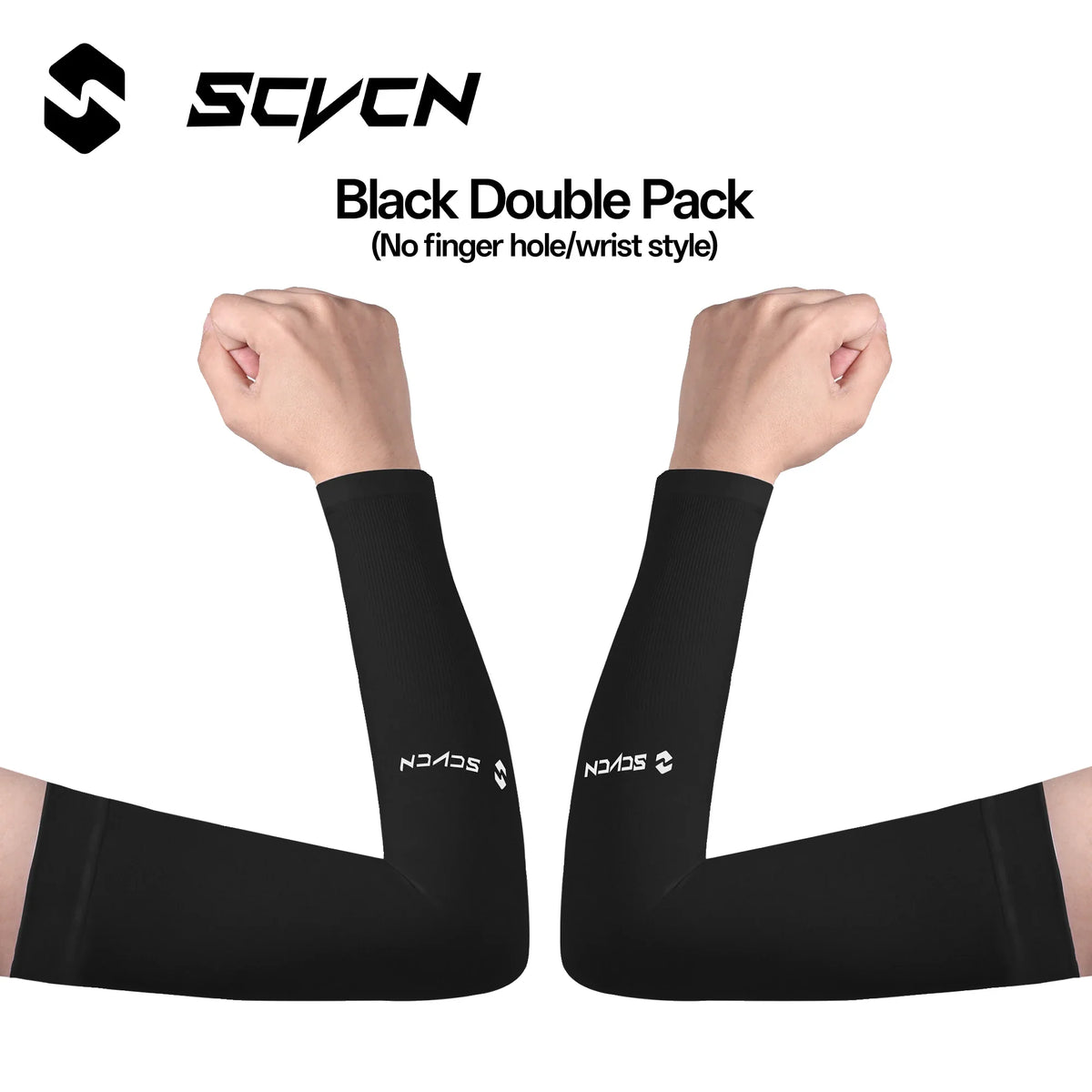 SCVCN 1Pair Breathable Hand Cover Cooling 1Pair Arm Sleeves UPF50+ Sun Protection Outdoor Cycling Sun BikingIce Fabric Sleeve