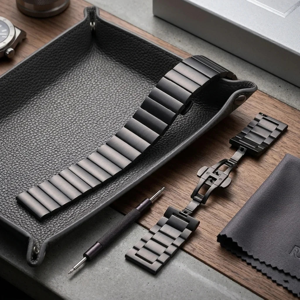 TicWatch Pro 3, E3 & GTH Brushed Stainless Steel Bracelet