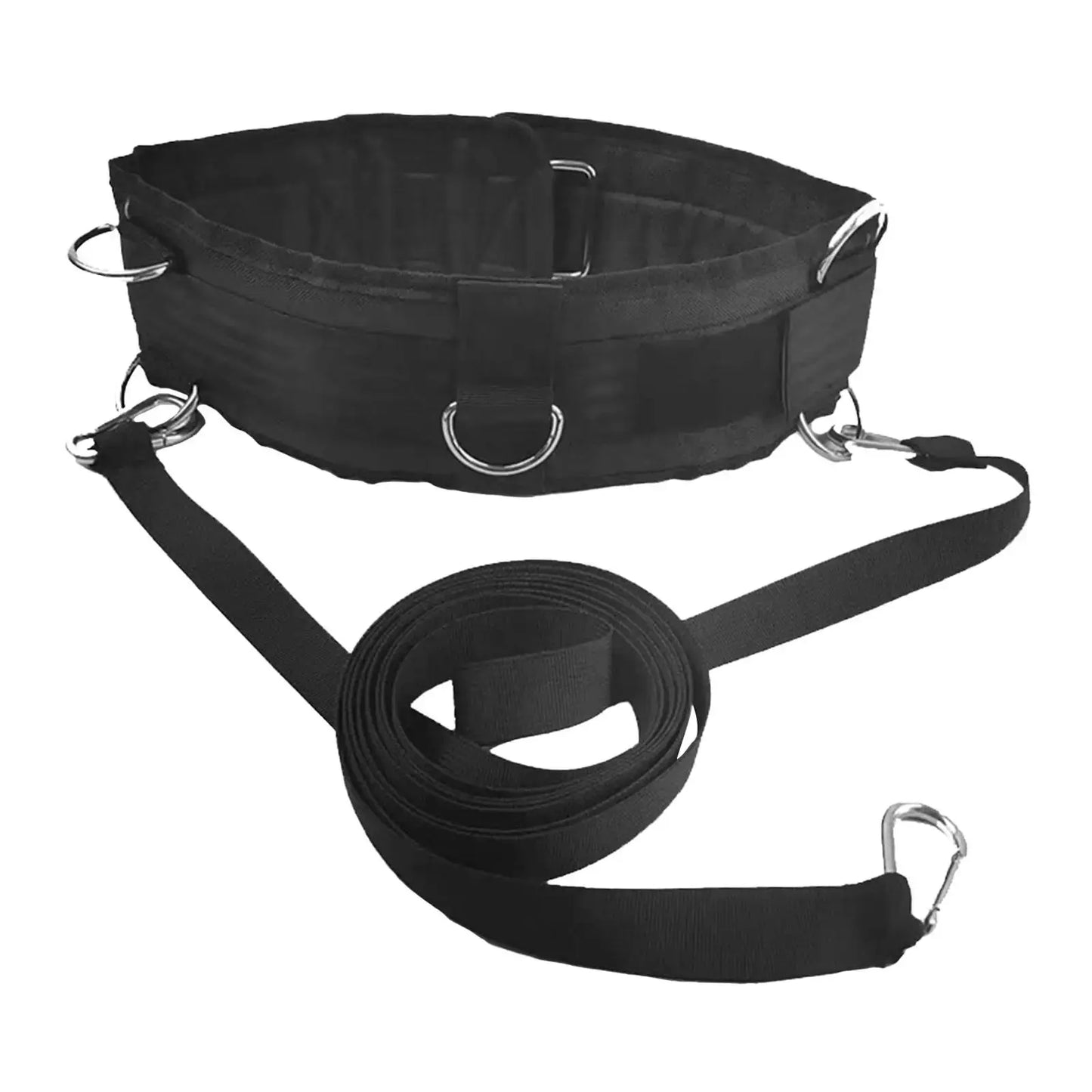 Power Sled Drag Rope with Resistance Bands