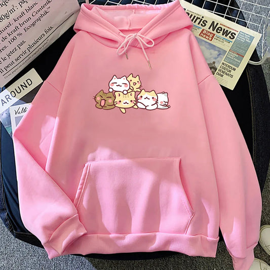 Sudadera con capucha "Kawaii Kitty Cuddles"