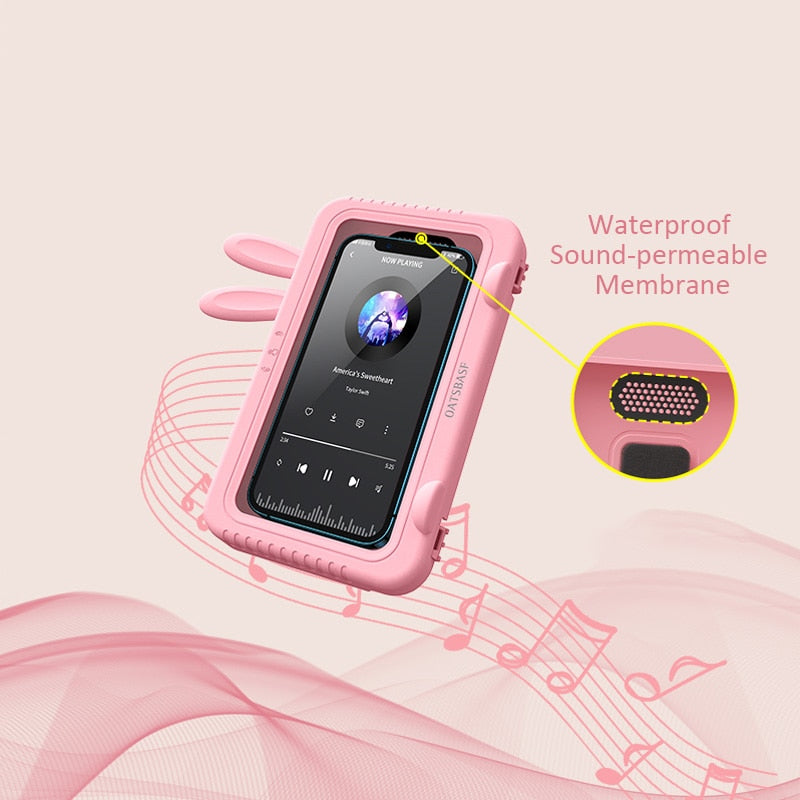 Funda impermeable para teléfono para baño