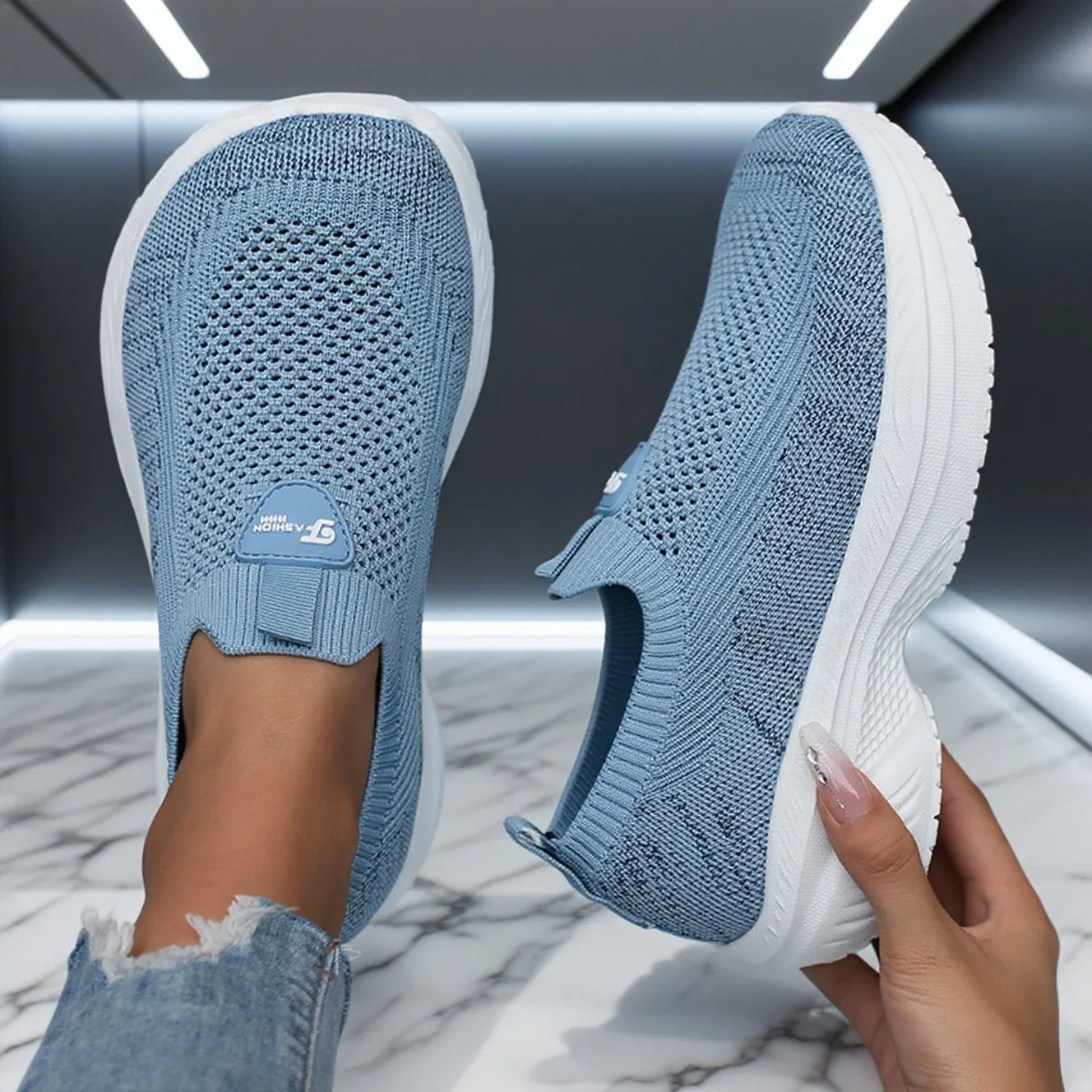 Barefoot Shoe Wide Footed Thick Soled Shoes for Both Men and Women 2025 New Spring Mesh Sports Shoes for Casual Tennis Female