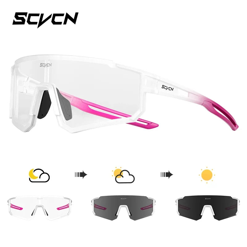 SCVCN MTB Bike Bicycle Camping Golf UV400 Glasses Women Baseball Fashion Street Sunglasses for Men Sport Y2K Cycling Glasses