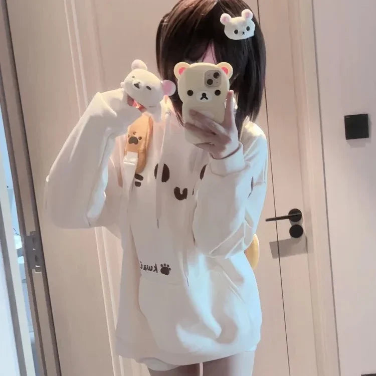 Sudadera con capucha "UwU Cat Face"