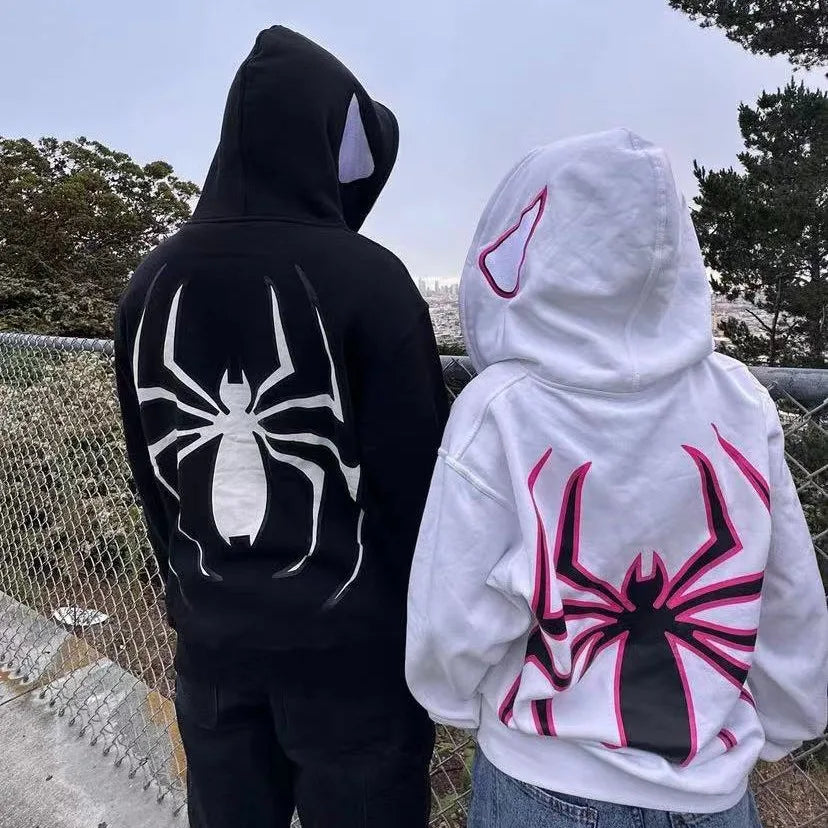 Zip Up Hoodies Women – Oversized Autumn Hooded Sweatshirt