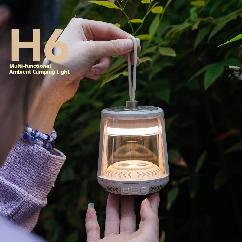 Camping Lantern Warm Light Long Battery Life Portable Tent Light Outdoor Camping Hanging Lamp Rechargeable Atmosphere Lighting