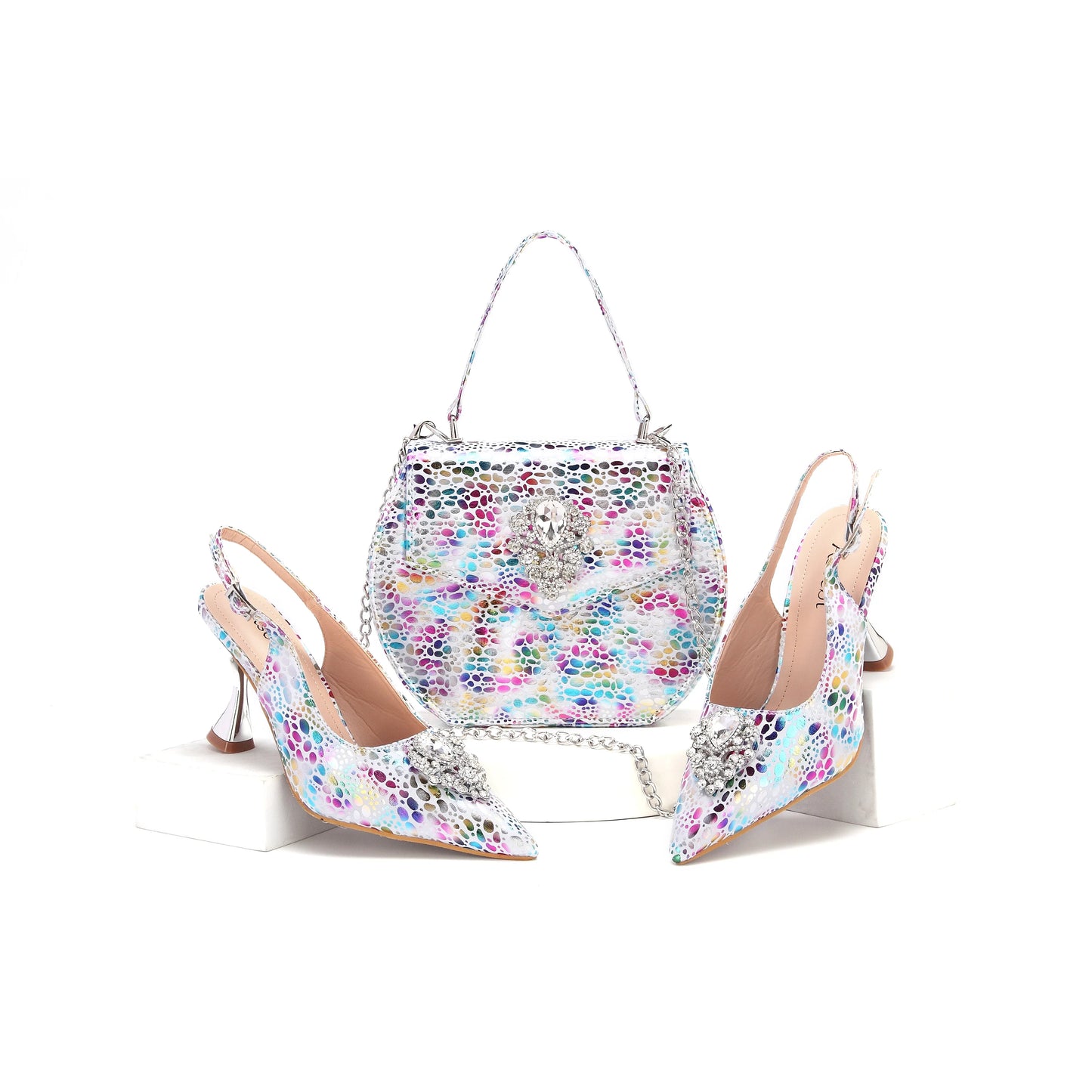 Conjuntos de Zapatos y Bolsos Italianos HWS1-1