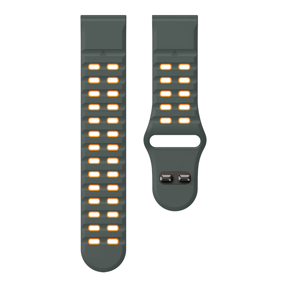 Garmin QuickFit 22/26mm Perforated Silicone Band with Tuck Closure