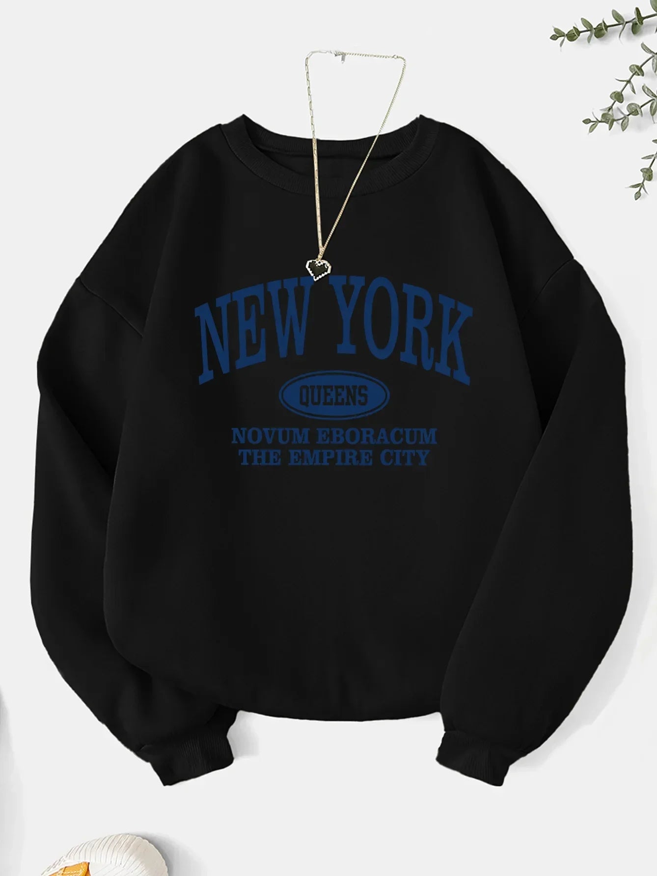 Cozy and Stylish Letter Print Sweatshirt
