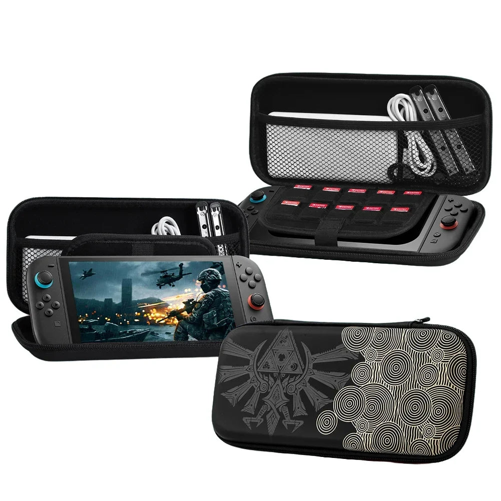 For NS For Switch 2 Game Console Storage Case Portable Carrying Bag Hard Shell NS 2 Console Travel Case with 10 Game Card Slots
