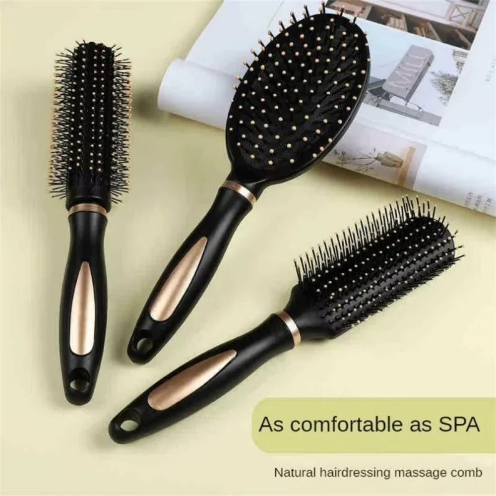 Anti Static Air Cushion Hair Brush Plastic Massage Comb SPA Head Massager Hair Care Tool for Curly Straight Hair Household Use