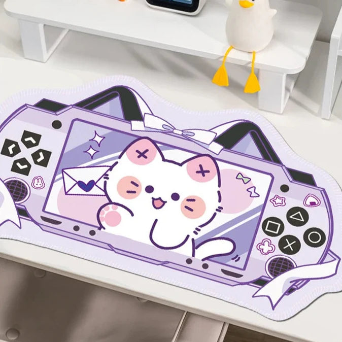 Alfombrilla de escritorio gaming Kawaii Neko