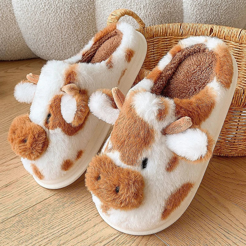 Cute Cow Slippers