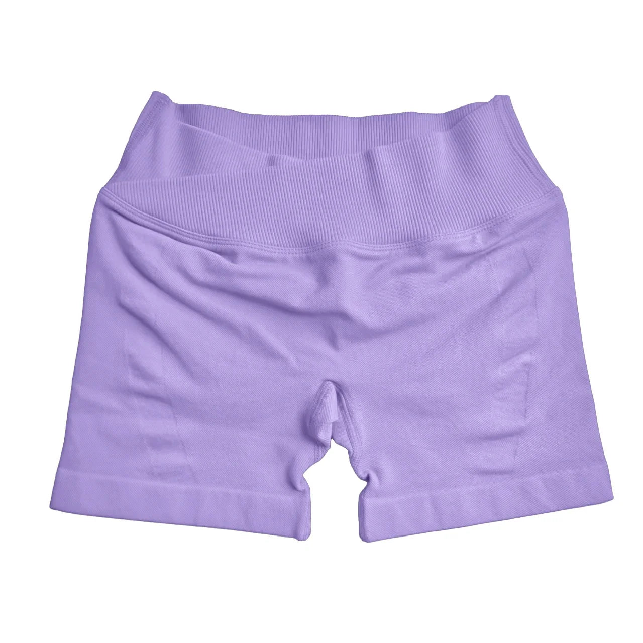 NCLAGEN Vision Shorts | 4.5" Gym Clothes Women Seamless Leggings Waist Cross Fitness Scrunch Booty Tights Running Cycling Shorts