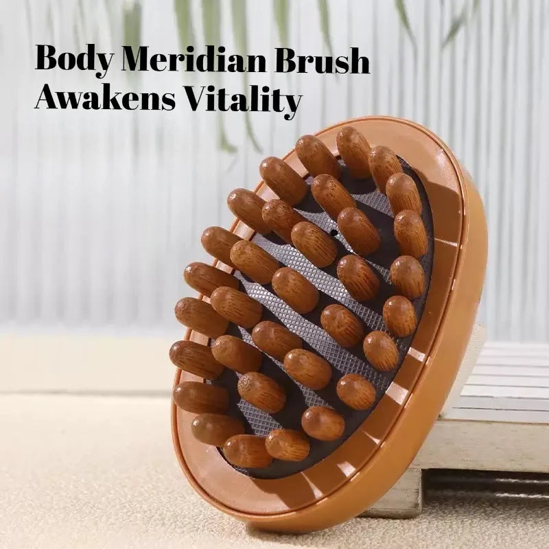 1pc Body Anti Cellulite Brush Soothing  Essential Oil Spa Air Cushion Massage Hair Comb Scalp Massage Brush Body Massager