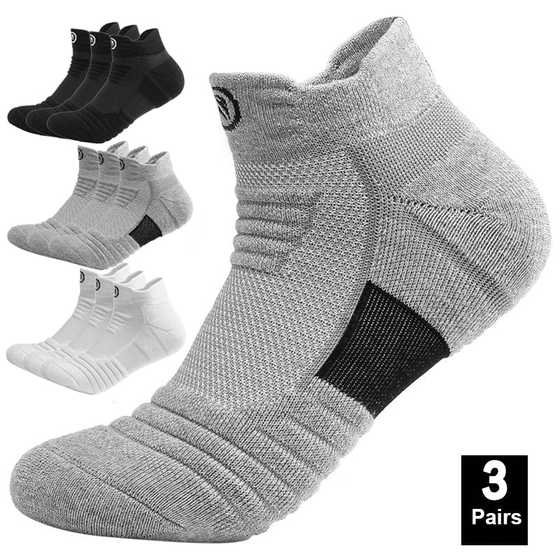 Cushioned Sports Compression Socks for Basketball and Running
