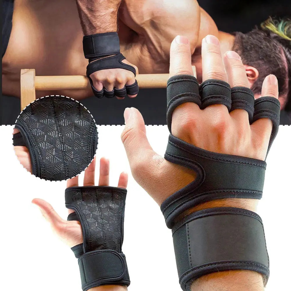 Training Sport Gloves Gym Hand Wrist Palm Protector Gloves