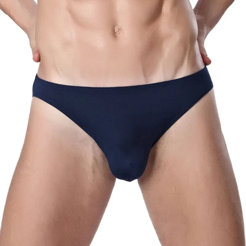 Men's underwear with a U-shaped protruding modal, thin, elastic and sexy low-waisted tight underpants