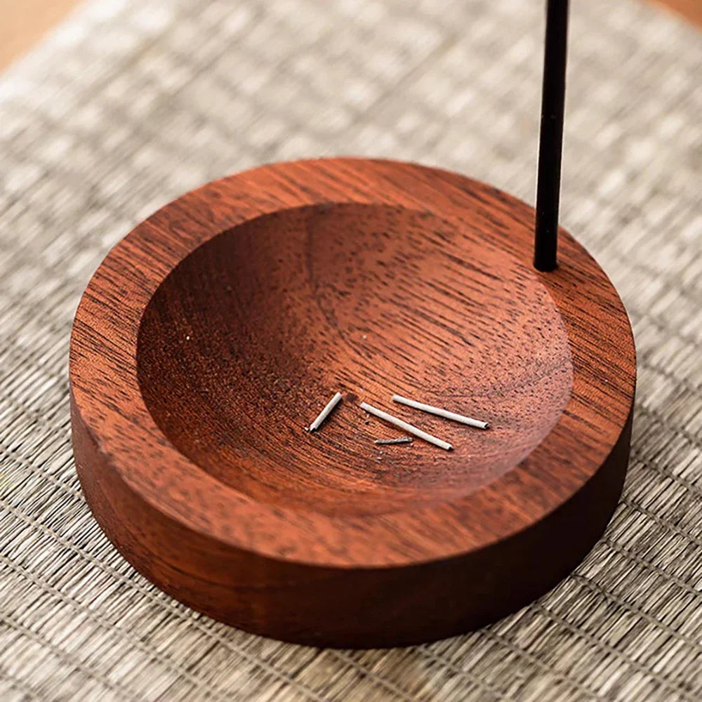 Creative Upside Down Incense Burner Incense Stick Holder Wooden Anti-Ash Design Incense stick Meditation Spa Room Home Decor