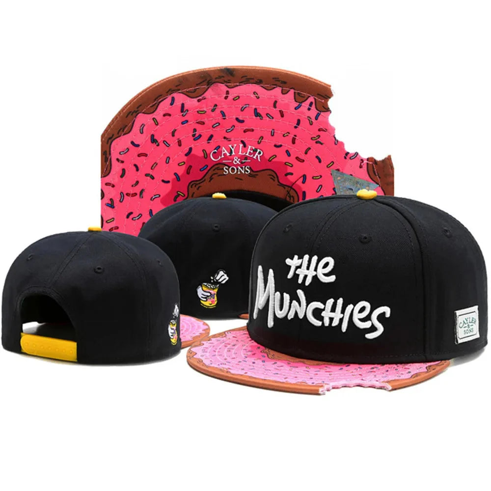 Gorra Ajustable de Béisbol con Visera Plana – Diseño Mano Calavera