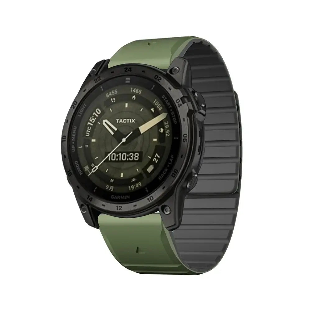 Garmin QuickFit 22/26mm Two-Tone Silicone Magnetic Wrap Band