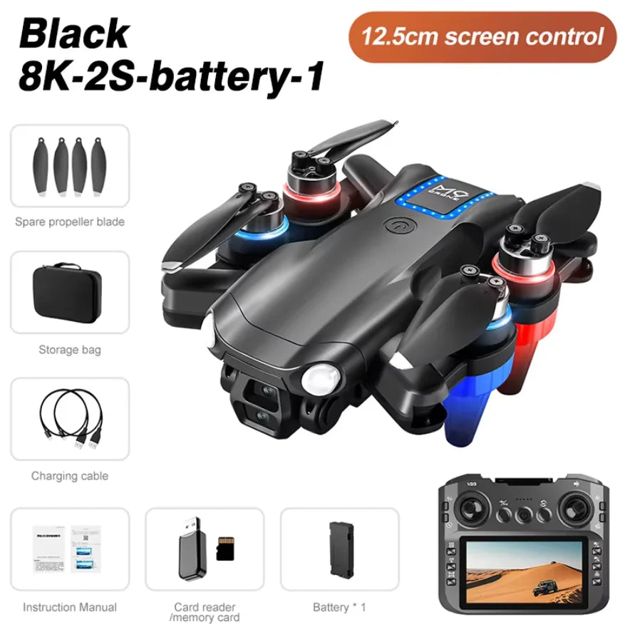 Lenovo M9 GPS Foldable Drone 4K Dual Camera 5G WIFI FPV Brushless Optical Flow Altitude Hold Quadcopter Drone