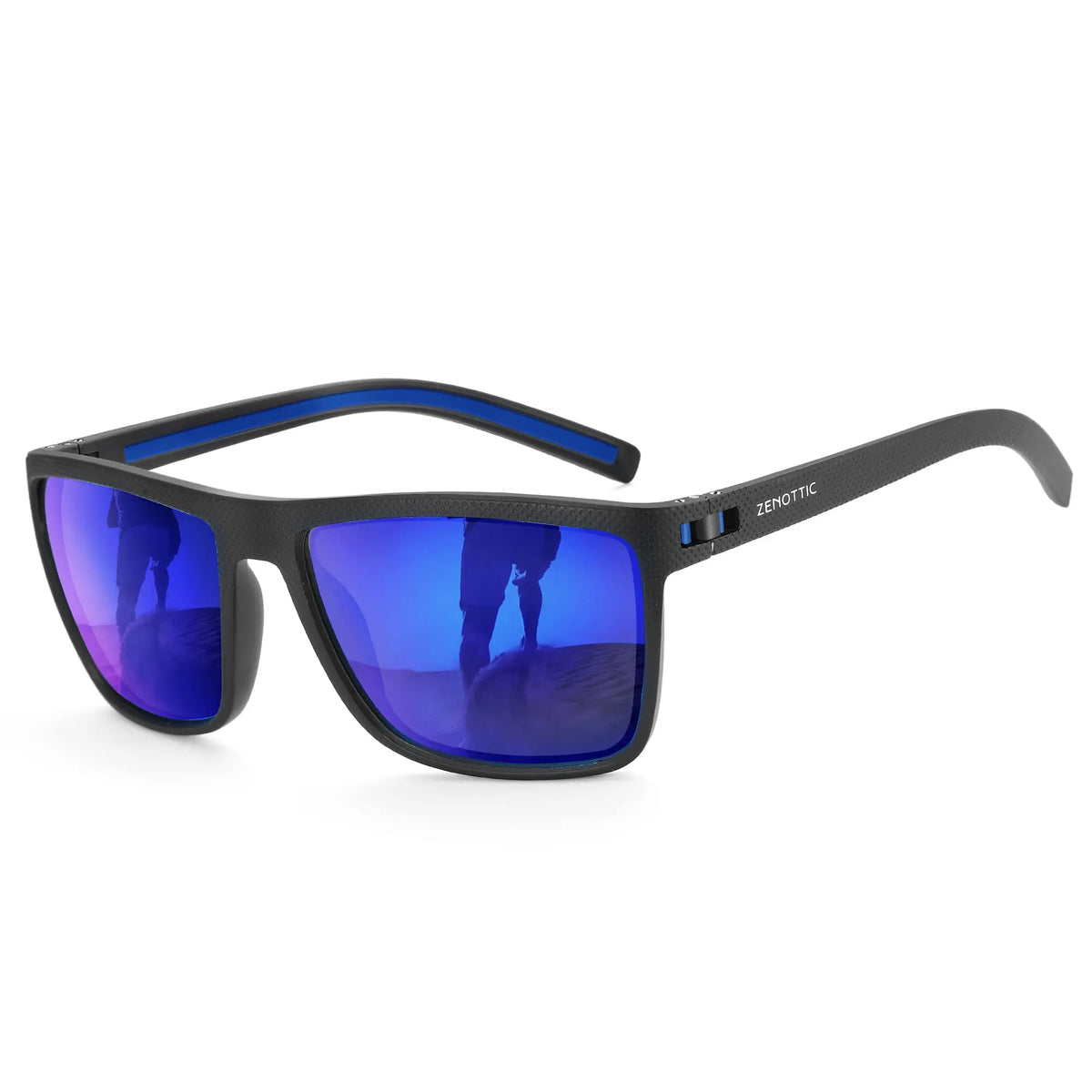 ZENOTTIC Fashion Polarized Sunglasses Shade for Women Men Lightweight TR90 Frame UV400 Protection Square Sun Glasses