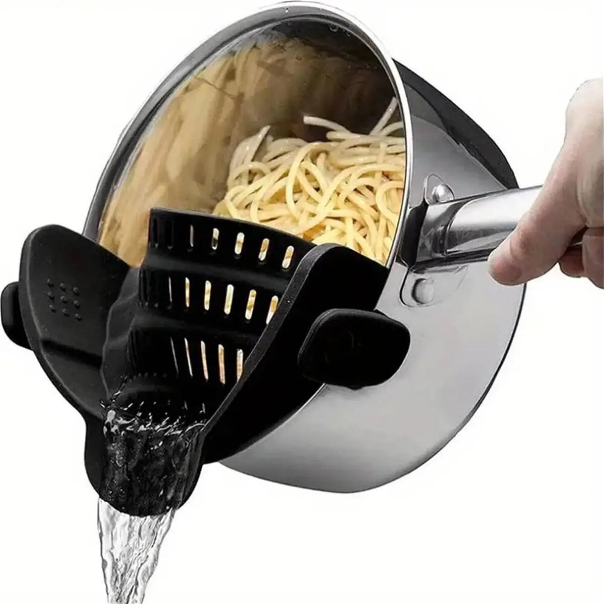 1pc, Strainer, Pot Strainer, Adjustable Clip on Strainer for Pots Pans