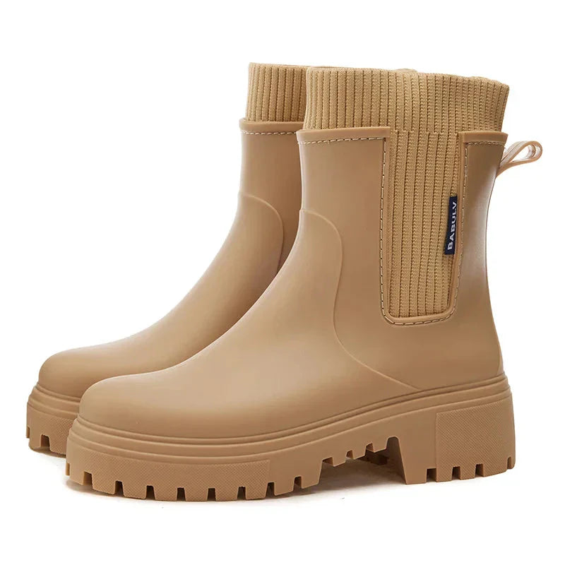 Botas de Lluvia Impermeables y Antideslizantes para Mujer – Mantente Seca en Cada Paso