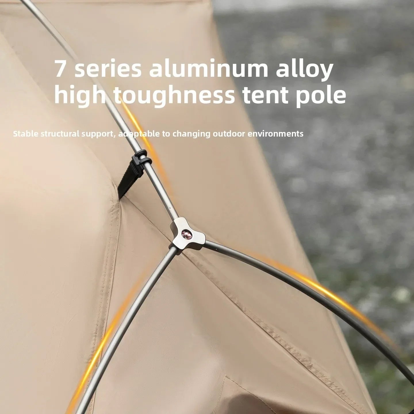 MOUNTAINHIKER Single Person Camp Bed Tent Outdoor Waterproof Rainproof Multi-Purpose Leisure Camping Shelter for Hiking And Trav