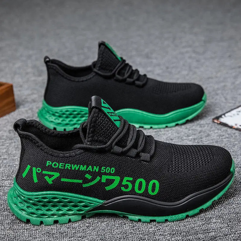 Men's Lightweight Mesh Breathable Casual Sports Shoes Summer Soft Sole Comfortable Outdoor Running Shoes Youth Sneakers Zapatos