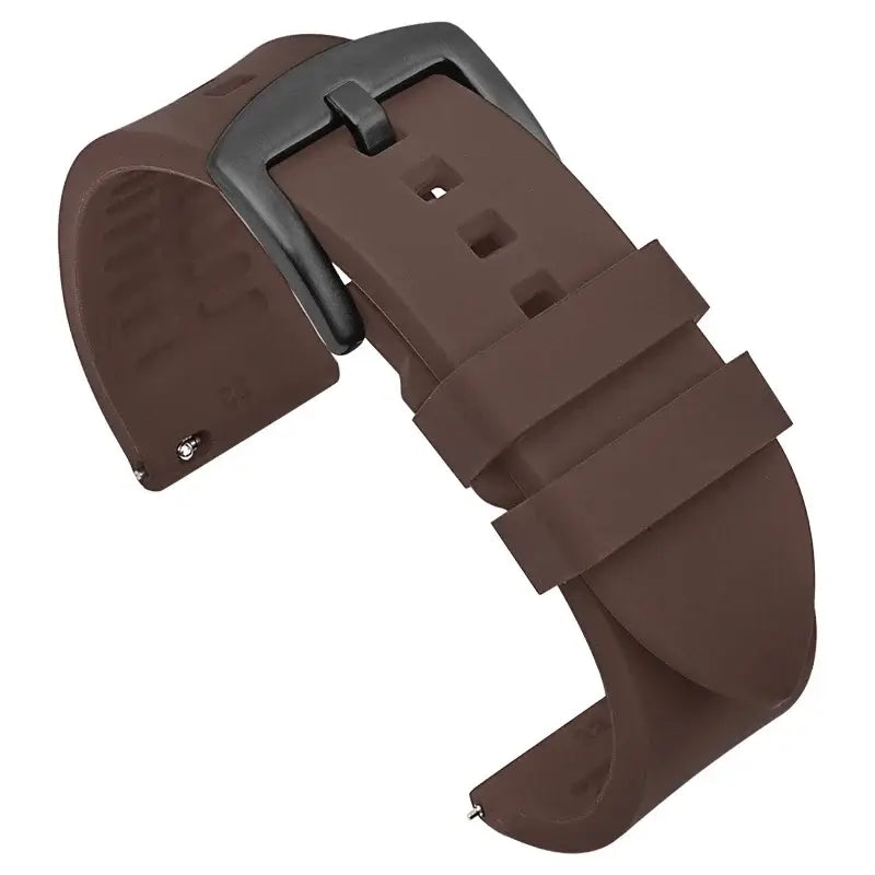 Garmin 18/20/22mm Quick Release Smooth Silicone Band with Textured Underside