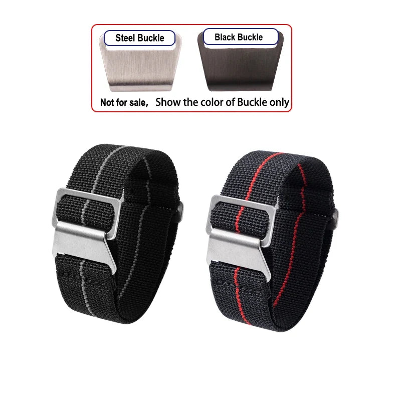 OnePlus Watch Elastic Nylon Band with Metal Hook Clasp
