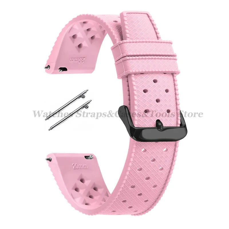 Samsung Galaxy Watch 7, 6, 5, 4 & FE Tropic-Style Silicone Band