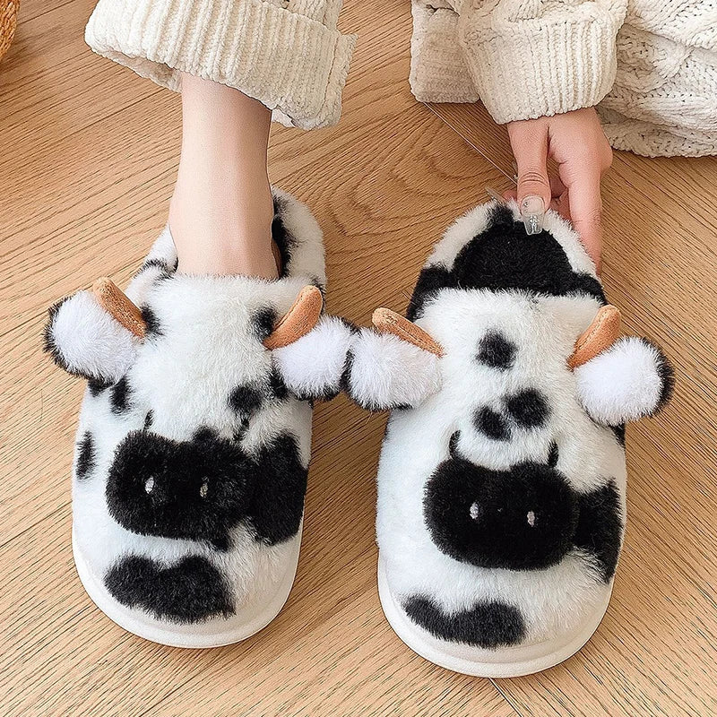 Cute Cow Slippers