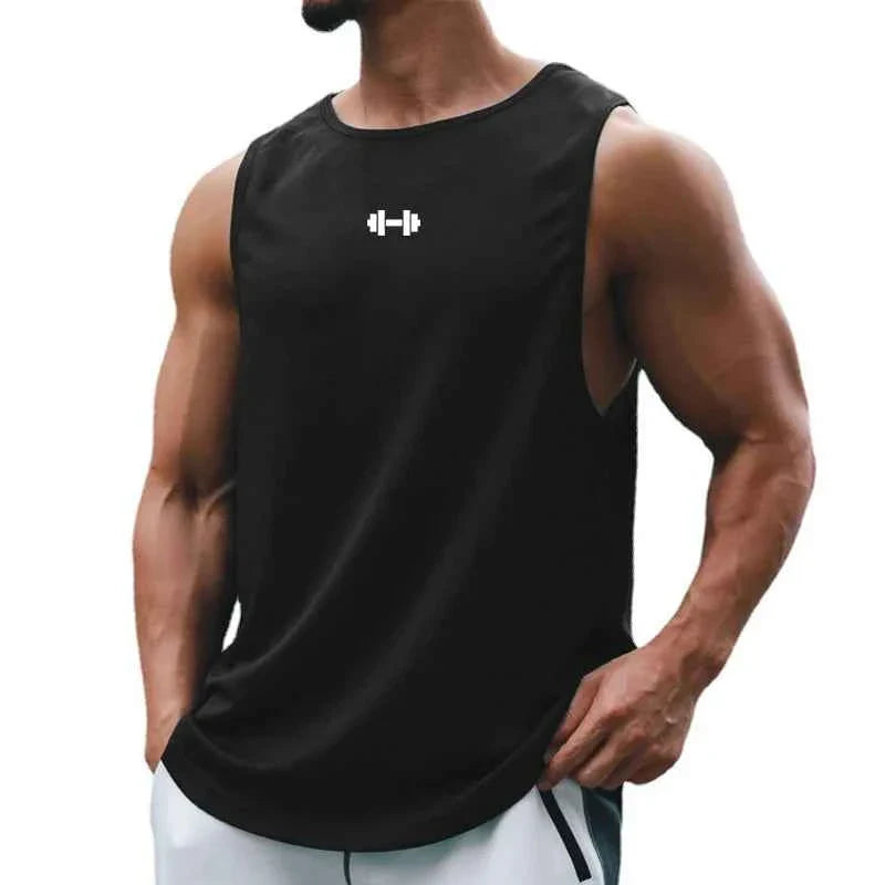 Camiseta de tirantes BreezeFit de secado rápido para gimnasio de hombre