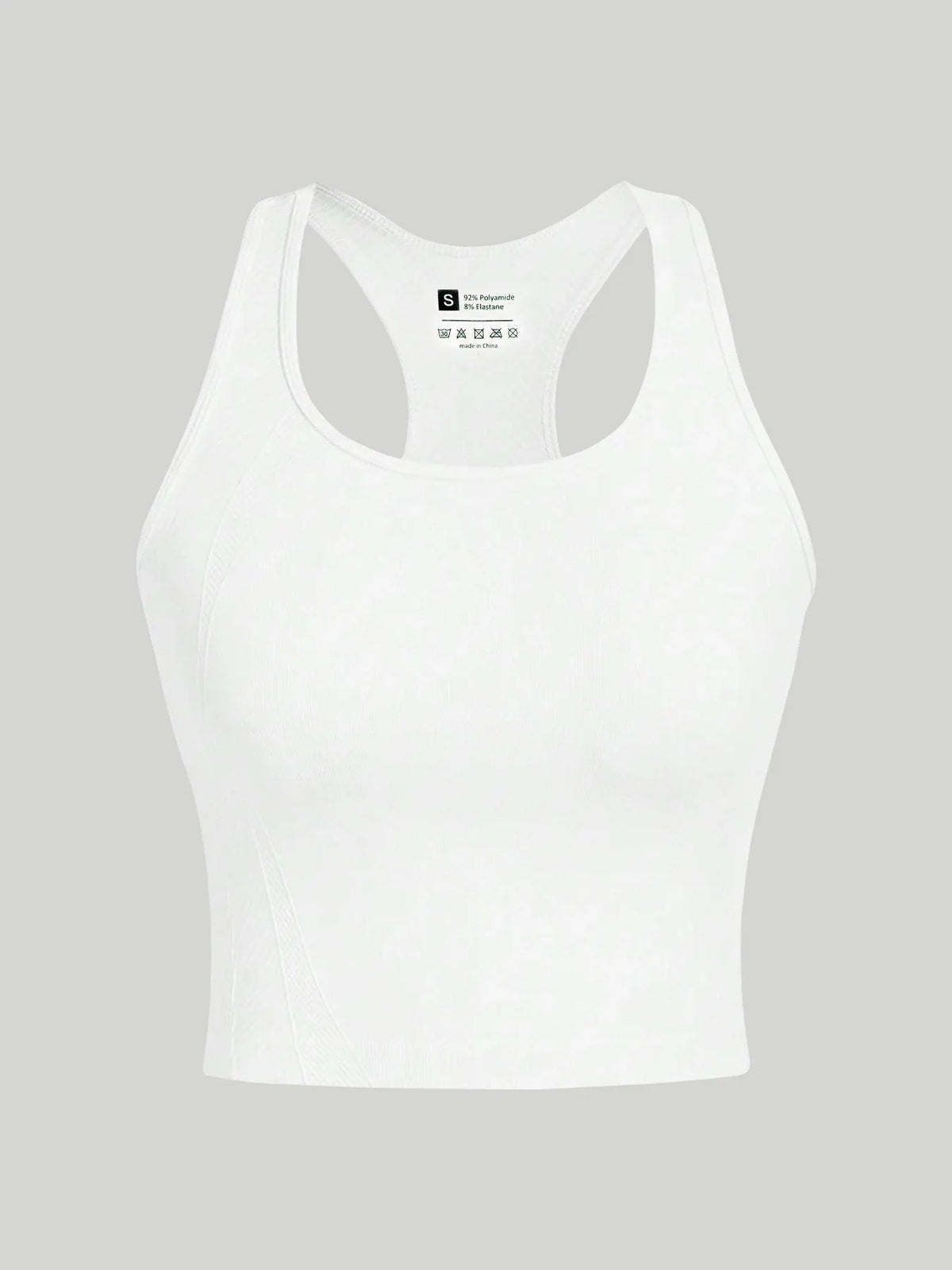 3 Piece Yoga Vest Women Gym Sports Racerback Crop Tops Seamless Streetwear Rib Knit Workout BreathableTank Top Female